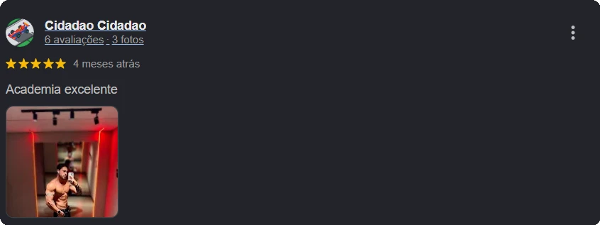 Depoimento de Cidadao Cidadao no Google