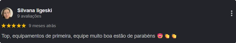 Depoimento de Silvana Iigeski no Google